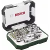 Bosch Accessories Promoline 2607017392 27 dalių atsuktuvų antgalių rinkinys su plokščiais, Phillips, Pozidriv, šešiakampiais ir Torx antgaliais, dėkle