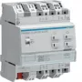 Hager TYAS624D KNX Secure 4 kanalų žaliuzių/užuolaidų pavara 24V DC