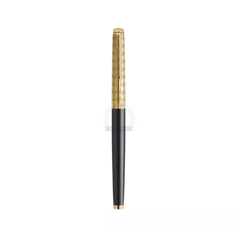 Waterman Hemisphere Rollerball rašiklis - Fine, blizgus juodas su chromuotu apdaila, dovanų dėžutė 2225136