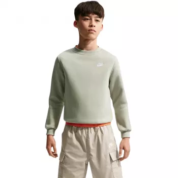 Nike Sportswear Club Fleece vaikiškas džemperis su gobtuvu šviesiai žalias FD3006-304 dydis L
