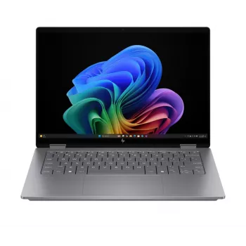 HP OmniBook X Flip 2-in-1 14-fk0020nw, 14,2 colio 2.8K OLED lietimui jautrus, AMD Ryzen AI 5 340, 16GB RAM, 512GB SSD, Radeon 840M, Win11, Meteor Silver