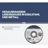 Bosch WA 46 BF pusiau lankstus šlifavimo diskas, 115 mm x 22,23 mm x 3 mm, baltasis aliuminio oksidas, rezinolio rišiklis 2608602217