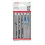 Bosch Accessories 2608667857 dėlionės pjūklelio ašmenų rinkinys Wood and Metal Basic, 5 dalių, T formos kotu