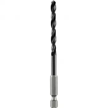 Bosch Accessories 2609255142 HSS metalo sukimosi grąžtas 5 mm, valcuotas šešiabriaunis kotas 1/4 colio (6,3 mm), 1 vnt.