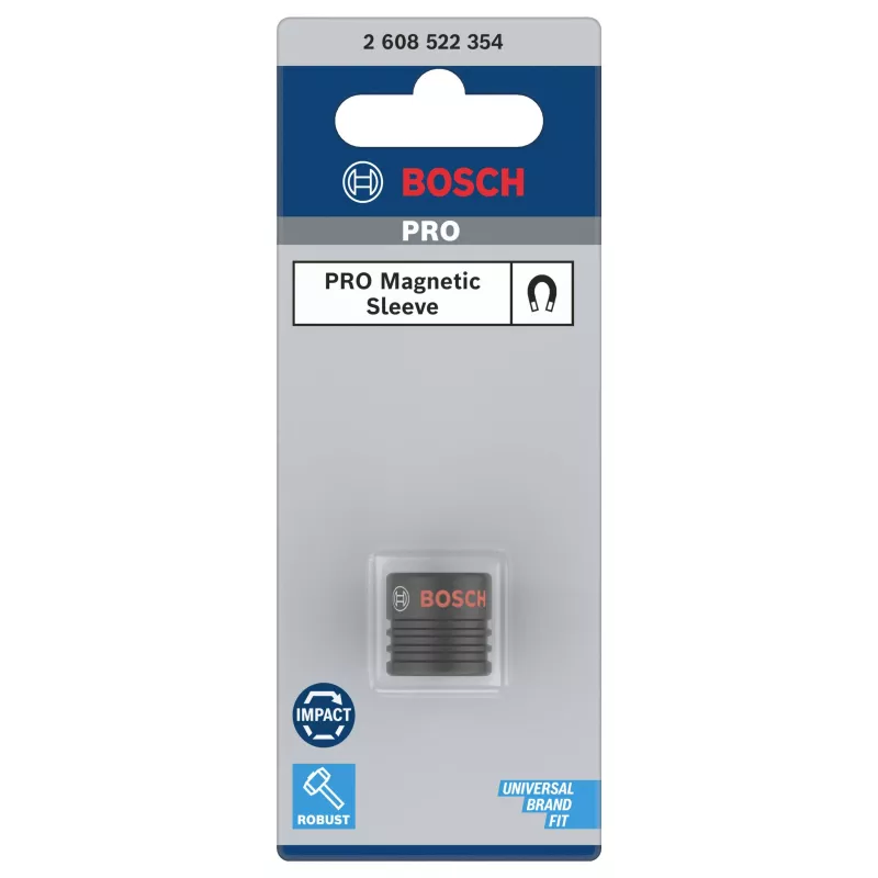 Bosch magnetinis įmova 1/4 colio šešiakampiams antgaliams, 25 mm 2608522354