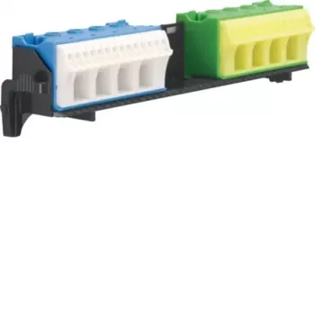 Hager PE/N gnybtų blokas su laikikliu 2x18 Quick-Connect FZ382