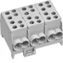 Hager Main Line Branch Terminal Block KH35L3 3-Pole 2x35-2x25mm² Grey