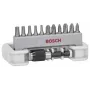 Bosch 2607017578 34 dalių grąžtų ir atsuktuvų antgalių rinkinys su HSS-TiN metalo, mūro ir medienos grąžtais X-Line dėkle