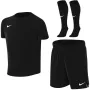 Nike Dri-FIT Park VIII vaikiškas futbolo sportinis kostiumas juodas S dydis