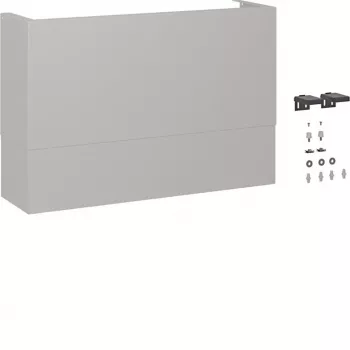 Hager universZ teleskopinė kabelių tvarkymo plokštė FZ0800TB, aukštis 350-680 mm, gylis 205 mm, balta