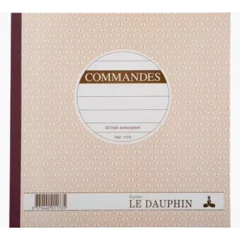 LE DAUPHIN Manifold Commandes, 210 x 210 mm, trivietis (1173D) - 1 bloknotas