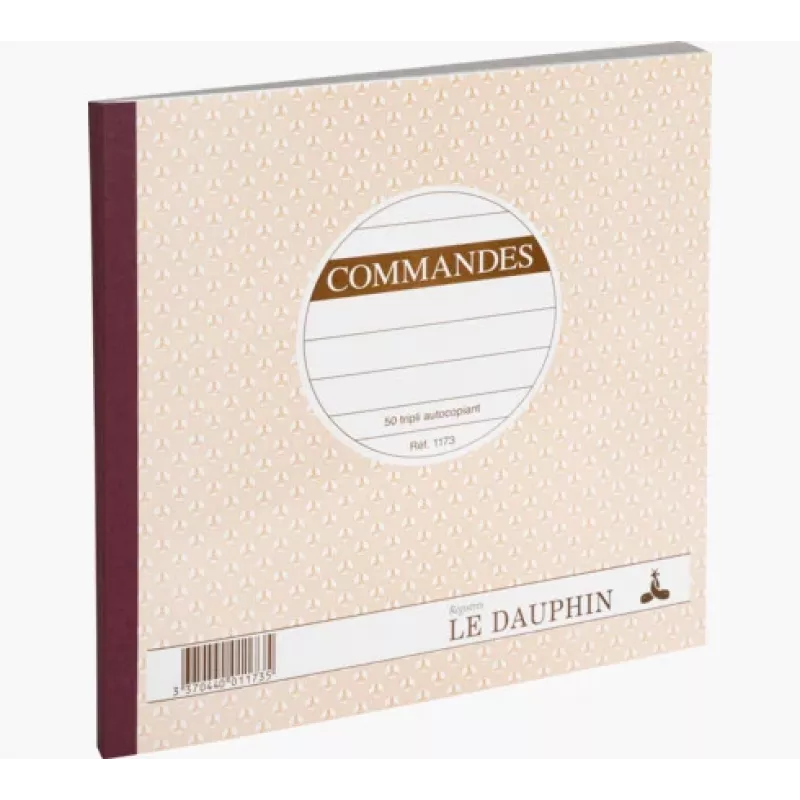 LE DAUPHIN Manifold Commandes, 210 x 210 mm, trivietis (1173D) - 1 bloknotas