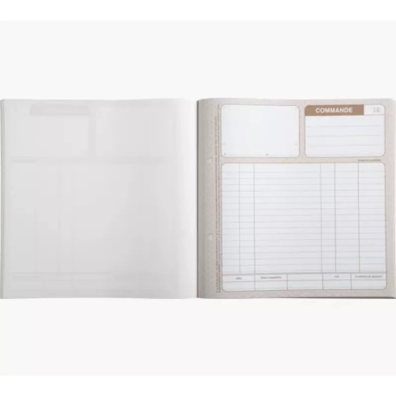 LE DAUPHIN Manifold Commandes, 210 x 210 mm, trivietis (1173D) - 1 bloknotas