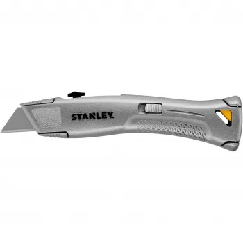 Stanley FMHT10505-0 FatMax sunkusis ištraukiamas universalus peilis, sidabrinis/juodas, su ašmenų dėtuvė ir 3 ašmenimis