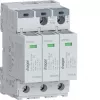Hager SPE340 2 tipo viršįtampių apsaugos prietaisas, 3 polių, TNS/TT, 275V, 20kA, 40kA Imax