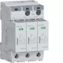 Hager SPE340 2 tipo viršįtampių apsaugos prietaisas, 3 polių, TNS/TT, 275V, 20kA, 40kA Imax