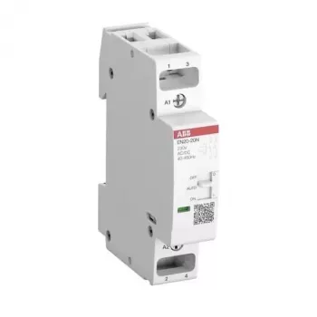 ABB EN20-20N-06 mini kontaktinė relė, 2 N.O., 24 V AC ritė, 20 A AC-1, 9 A AC-3, DIN bėgelis 1SBE122111R0620