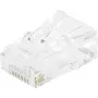 EXERTIS CONNECT RJ45 modulinis kištukas Cat. 6 UTP laidininkams, permatomas, 10 vnt. 920560