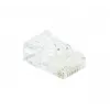 EXERTIS CONNECT RJ45 modulinis kištukas Cat. 6 UTP laidininkams, permatomas, 10 vnt. 920560