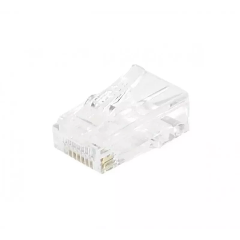 EXERTIS CONNECT RJ45 modulinis kištukas Cat. 6 UTP laidininkams, permatomas, 10 vnt. 920560