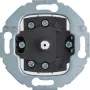 Hager WDE387503 dviejų grupių rotacinis serijinis jungiklis 10A 250V AC įleidžiamas poliarinės baltos spalvos
