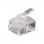 Exertis Connect RJ12 modulinė jungtis plokščiam kabeliui, neekranuota, 6P6C, 10 vnt. (920630)