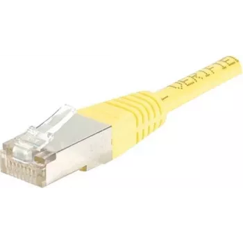 EXERTIS CONNECT Cat6 F/UTP komutacinis kabelis, geltonas, 2,0 m, plonas lenkimo apsaugas 842201