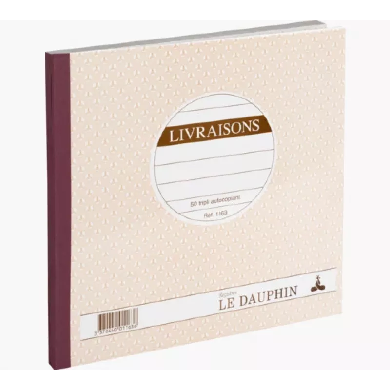 Le Dauphin Manifold Livraisons, 210 x 210 mm, tripli (1163D) - 1 vnt. (1163D)