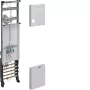 Hager ZH33Q7NT universZ komplektinis apskaitos laukas 1050x250mm, 3 fazių, 1 skaitiklio vieta, 10mm² su atjungimo funkcija