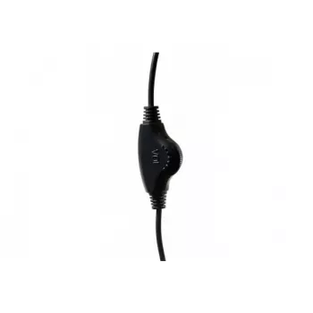 Exertis Connect ant ausų montuojamos laidinės ausinės su mikrofonu - juodos 059222