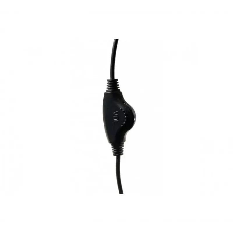 Exertis Connect ant ausų montuojamos laidinės ausinės su mikrofonu - juodos 059222