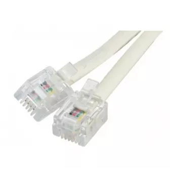 EXERTIS CONNECT telefono kabelis, 15 m, dramblio kaulo spalvos (EXC925600)
