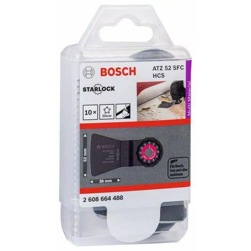 Bosch StarlockPlus HCS grandymo peilis ATZ 52 SC, 52 mm, 10 vnt. paketas 2CPX062126R9999
