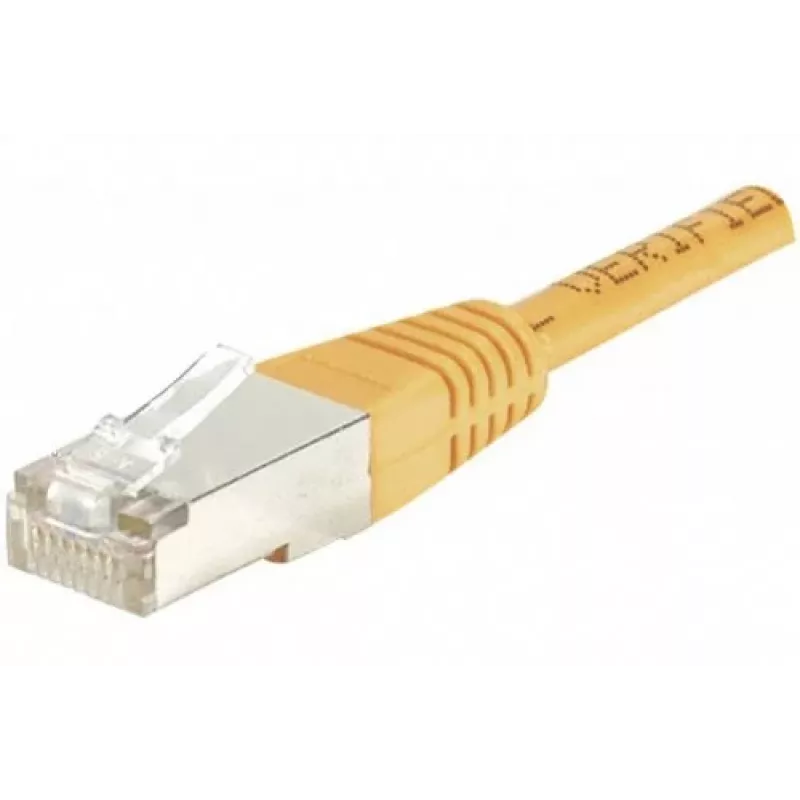 Exertis Connect 234120 Cat.6 F/UTP komutacinis kabelis, 2 m, oranžinis, su plonu apsauginiu įlinkio ribotuvu