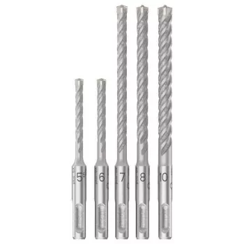 Bosch SDS plus-3 grąžtų rinkinys su smūginiu grąžtu, 5 dalių (5-10 mm) 2608837138