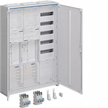 Hager universZ elektros skaitiklių spinta 2 skaitiklių vietos 3 laukai 1100mm balta IP31 ZB33SEQ25EN