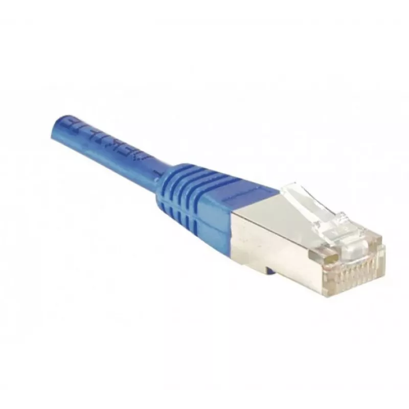 EXERTIS CONNECT Cat.5e F/UTP Ethernet tinklo kabelis, RJ45, mėlynas, 1,0 m 847154