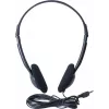 Exertis Connect ant ausų ausinės su mikrofonu, 3,5 mm lizdas, juodos (059204)