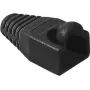 EXERTIS CONNECT RJ45 apsauginis įtempimo nuėmiklis apvaliam kabeliui, juodas, 10 vnt. 253166