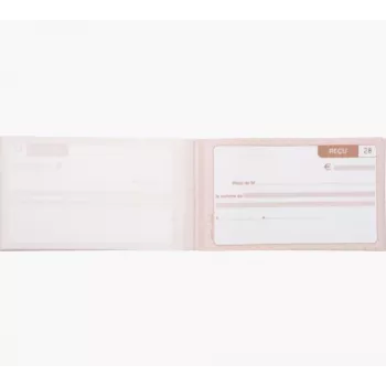 Le Dauphin Manifold Receipt Book Duplicate, 105 x 180 mm, 50 rinkinių, bekarbonė kopija, balta/geltona 1202D
