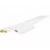 EXERTIS CONNECT Mini DisplayPort 1.1 į HDMI konverteris su USB garsu, DP vyriškas + USB vyriškas į HDMI moterišką, juodas 127406