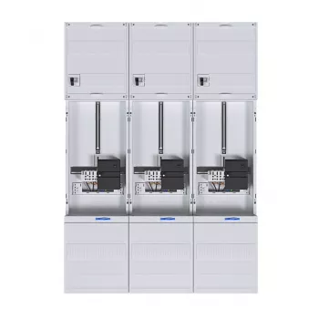 HAGER ZL34C4N komplektinis skaitiklių skydas 3 taškų universalus Hessen 1050 mm 3 laukų