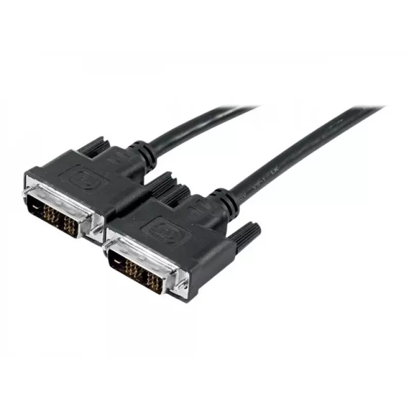 EXERTIS CONNECT DVI-D Single Link monitoriaus kabelis, Male to Male, 18+1 Pin, 1,0 m, juodas 127471