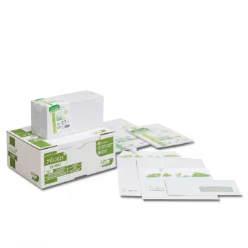 GPV ERAPure C5 vokai 162 x 229 mm, 80 g/m², 100% perdirbto popieriaus, balti, be chloro, lipnūs, 500 vnt. 3303