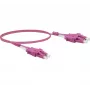 EXERTIS CONNECT Uniboot šviesolaidinis komutacinis kabelis, OM4 50/125 µm, LC Duplex į LC Duplex, UPC, Erika Violet, 10 m 392956