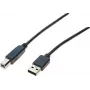 Exertis Connect 532408 USB 2.0 kabelis, USB-A į USB-B, 1,8 m, pilkas