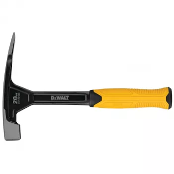 DEWALT DWHT51389-0 mūrininko plaktukas 567 g (20 oz), su kaltine geležte, minkšta rankena