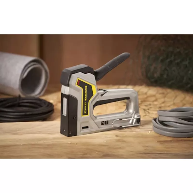 STANLEY 6-TR35 lengvojo tipo segiklis, skirtas A tipo segtukams 6–10 mm, geltonas/juodas