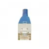 EXERTIS CONNECT Cat6 F/UTP komutacinis kabelis, mėlynas, 0,5 m, plonu apsauginiu fiksatoriumi 842054