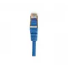 EXERTIS CONNECT Cat6 F/UTP komutacinis kabelis, mėlynas, 0,5 m, plonu apsauginiu fiksatoriumi 842054